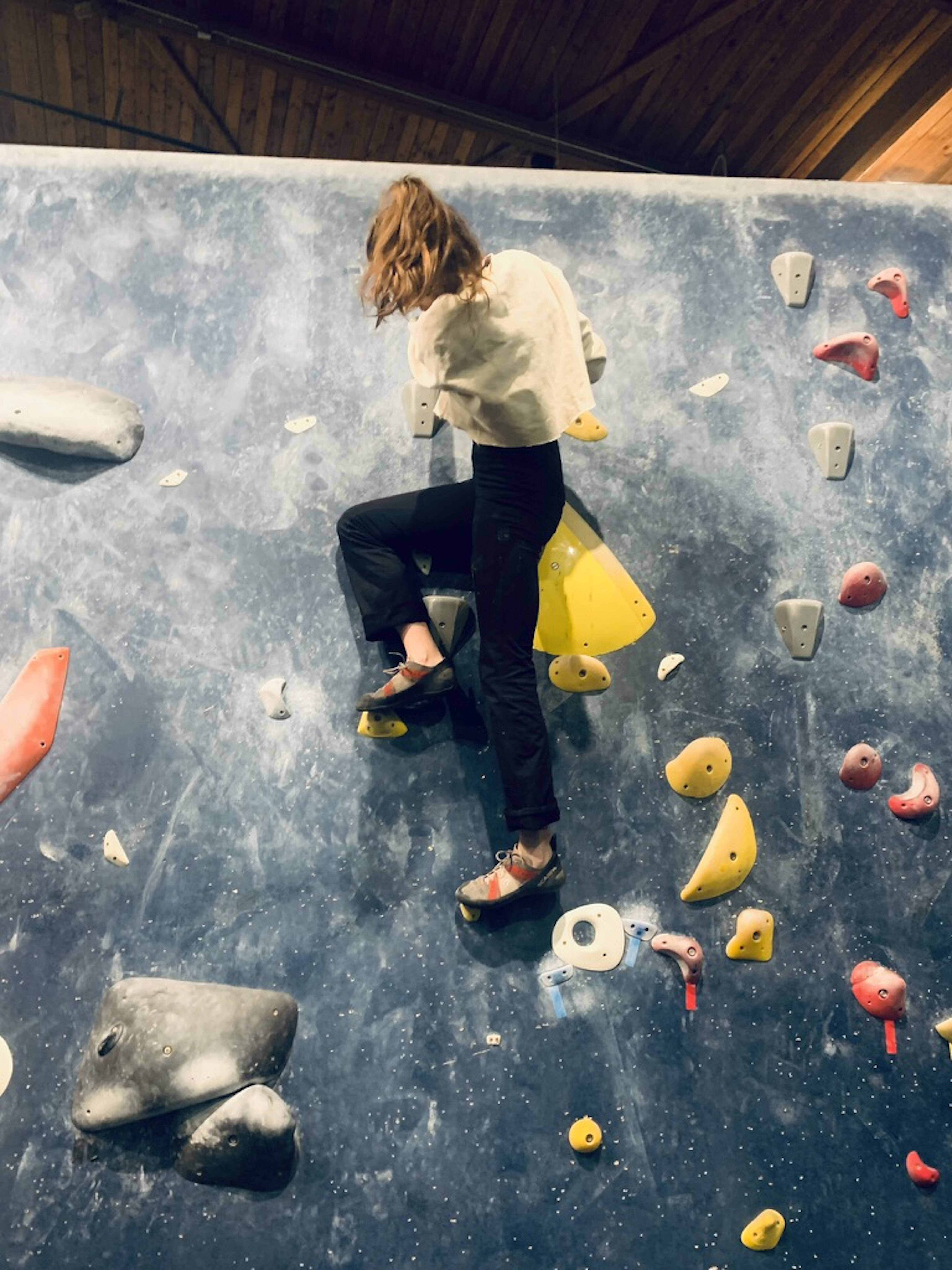 Grace bouldering